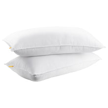 Lade das Bild in den Galerie-Viewer, Smile Back Faser Kopfkissen 40×80 cm, 2 Stücke