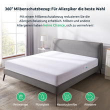 Lade das Bild in den Galerie-Viewer, UTTU Elastischer Anti Milben Matratzenbezug mit Extra Oberteil