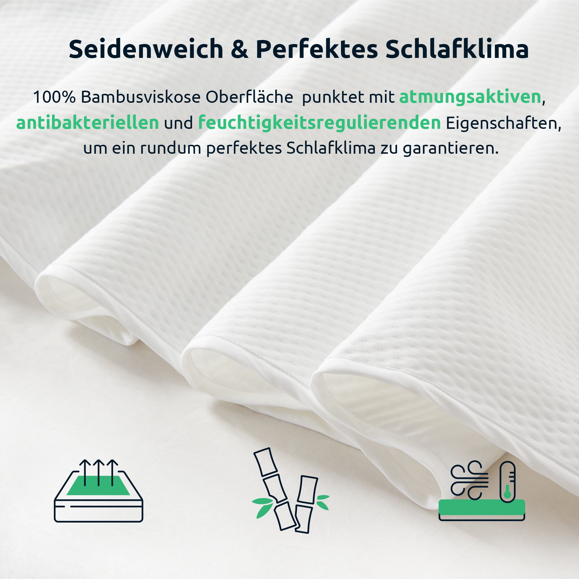 UTTU 100% Bambus Wasserdichter Matratzenschoner – UTTU.DE